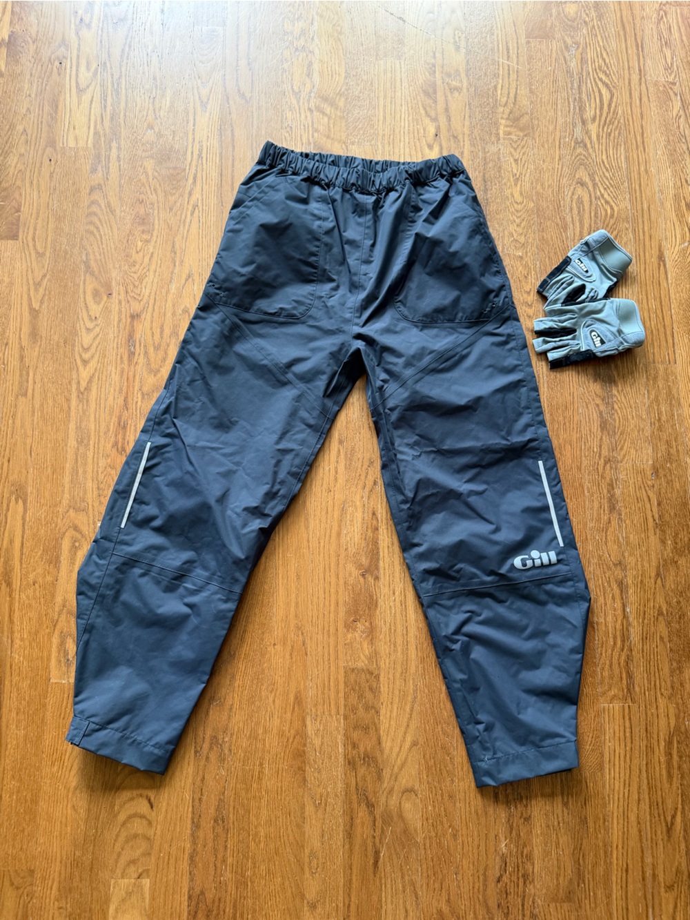 Gill women's Navy Waterproof Joggers with Reflective Accents Sailing pants